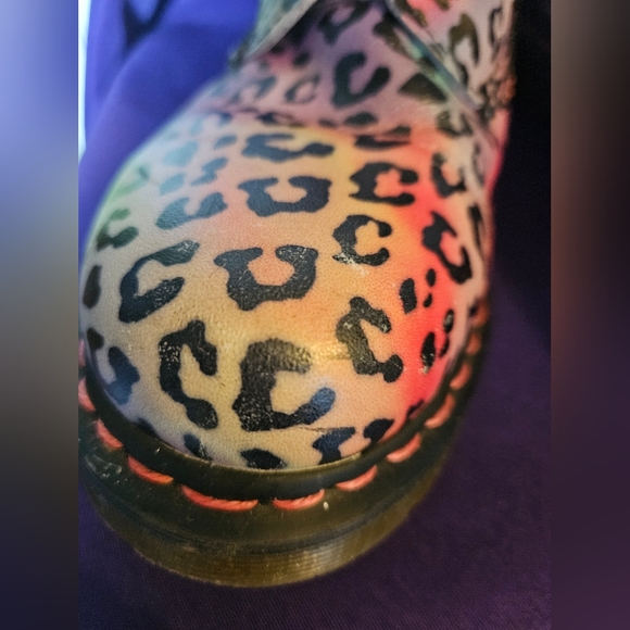 Dr. Martens Colorful Animal Print Boots - Picture 5 of 7